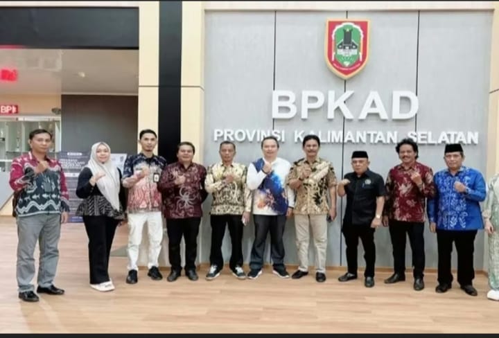 DPRD Tanah Bumbu usai konsultasi dan koordinasi ke BPKAD Kalsel
