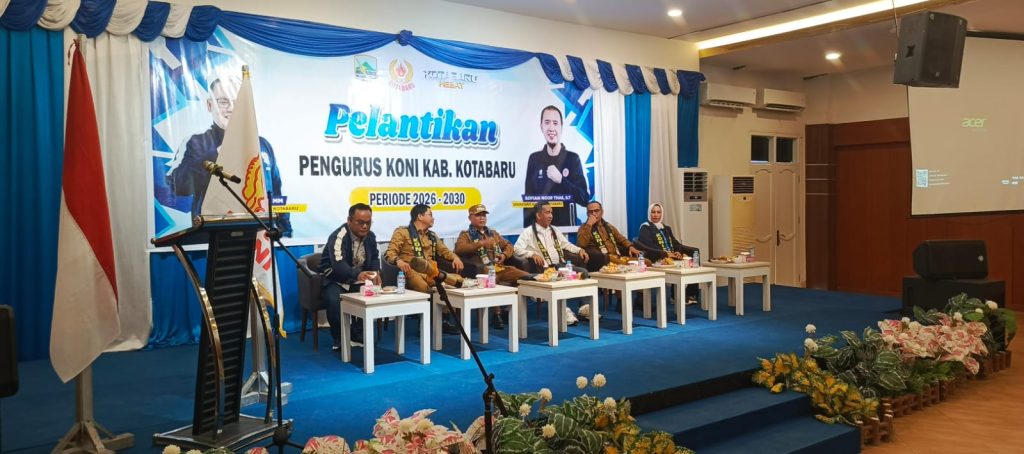 Pelantikan pengurus KONI Kotabaru