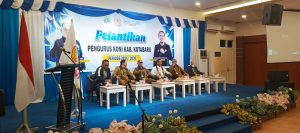 Pelantikan pengurus KONI Kotabaru