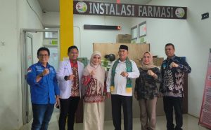 Ketua DPRD Kotabaru, Suwanti, saat menghadiri peresmian gedung layanan RSUD Sengayam