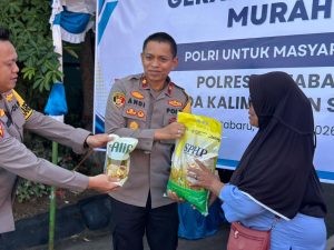 Gerakan Pangan Murah yang digelar Polres Kotabaru