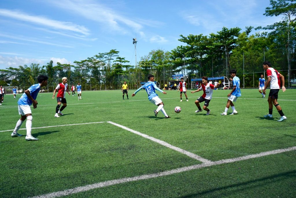 Performa tim sepak bola pelajar Kabupaten Balangan di Pekan Olahraga Pelajar Daerah (POPDA) Kalsel 2026. - Foto: Mc.Balangan