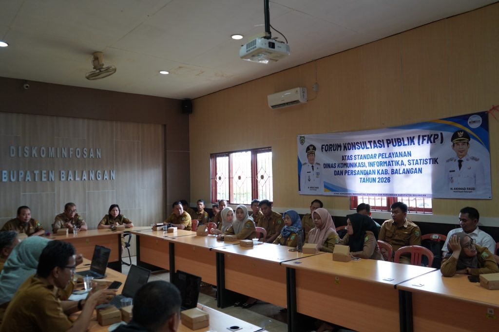 Diskominfosan Balangan gelar Forum Konsultasi Publik standar pelayanan pada berbagai layanan, Senin (8/6/2026).- Foto: Mc.Balangan