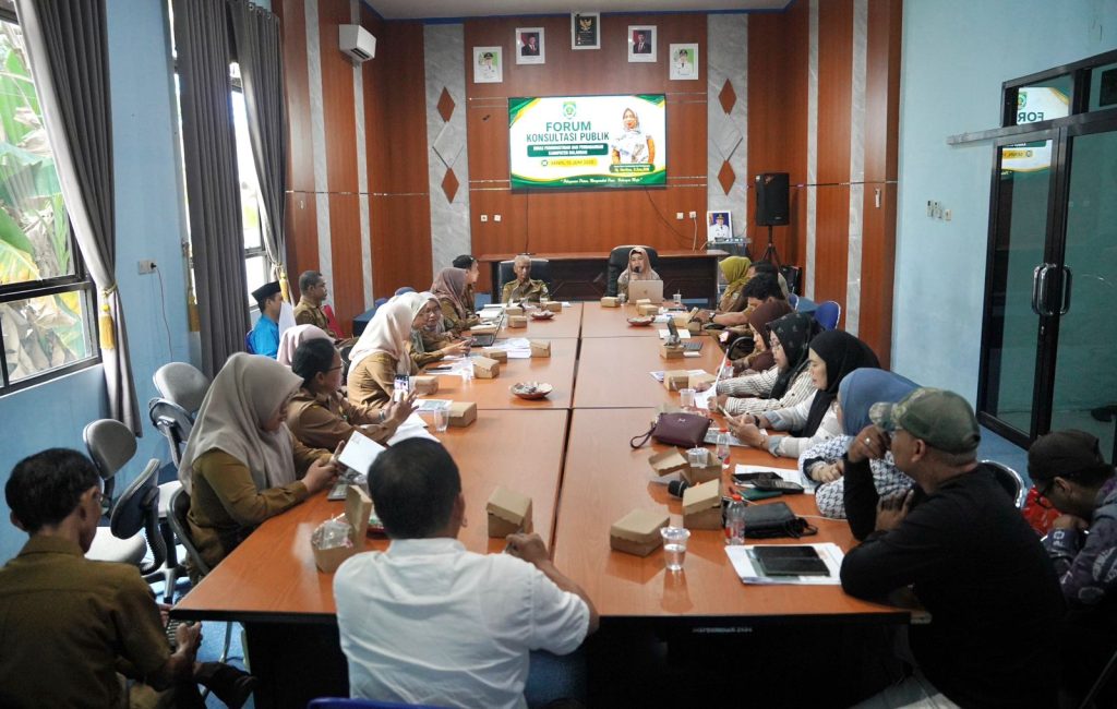 Disperindag Balangan menggelar Forum Konsultasi Publik, Senin (15/6/2026)