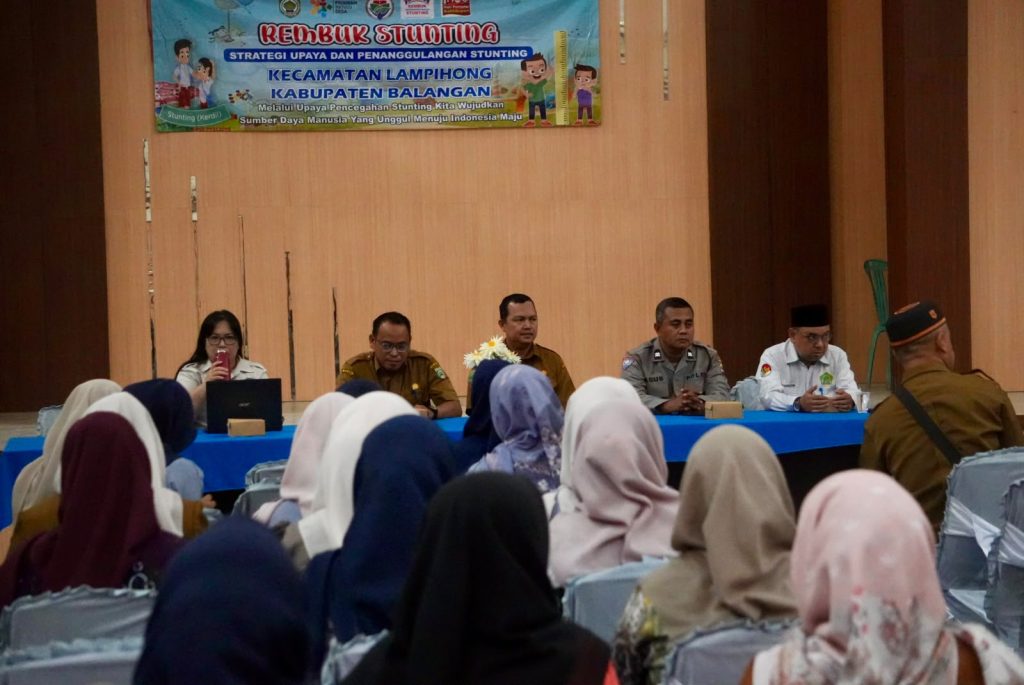 Kecamatan Lampihong menggelar rembuk stunting sebagai upaya memperkuat strategi pencegahan dan penanggulangan stunting